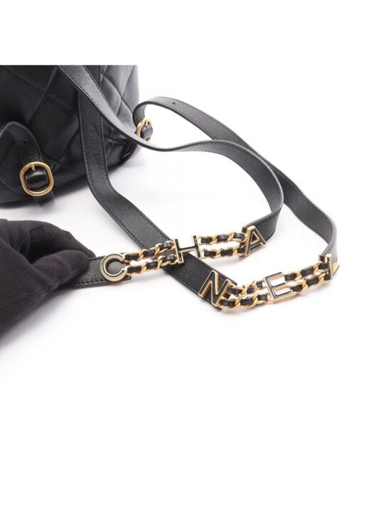 Chanel Backpack 19 Black Lambskin Quilted Small main image 7